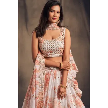 Semi Stitch Lehenga choli