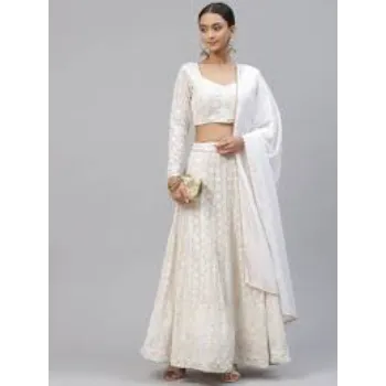 Semi Stitch Lehenga