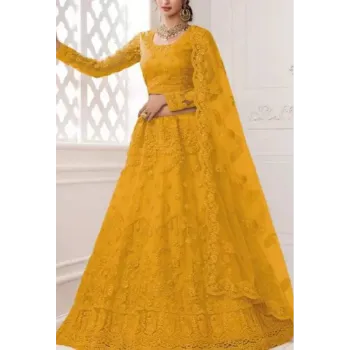 Semi Stitch Lehenga