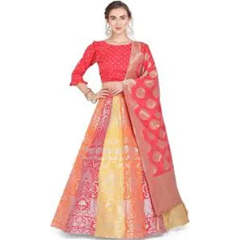 Modern Semi Stitched Lehenga