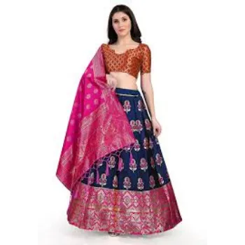 Stylish Semi Stitched Lehenga