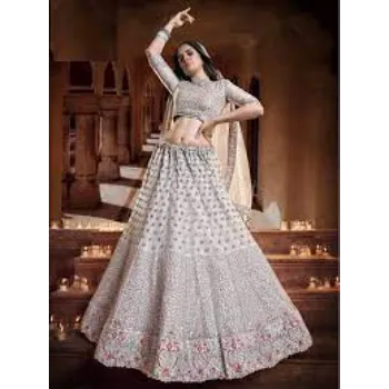 Skin Friendly Semi Stitched Lehenga