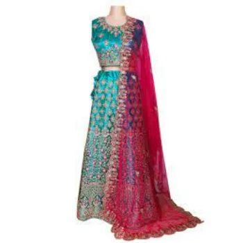Modern Semi Stitched Lehenga