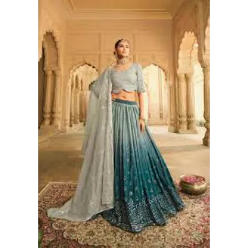Breathable Semi Stitched Lehenga