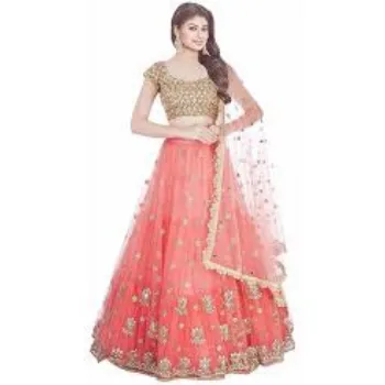 Elegant Look Semi Stitched Lehenga