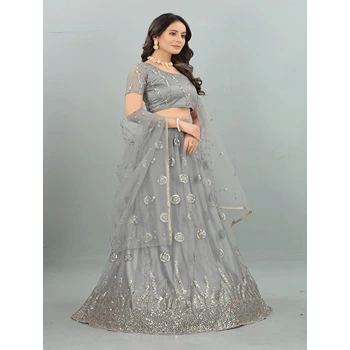 Fashionable Semi Stitched Lehenga
