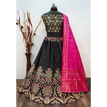 Stylish Semi Stitched Lehenga