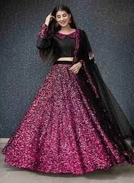Stylish Semi Stitched Lehenga