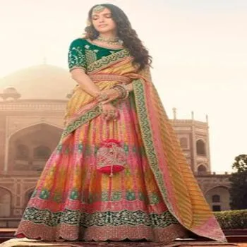 Stylish Semi Stitched Lehenga