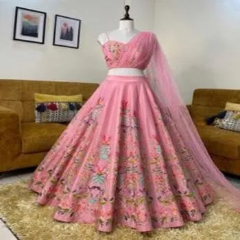 New Chic Semi Stitched Lehenga