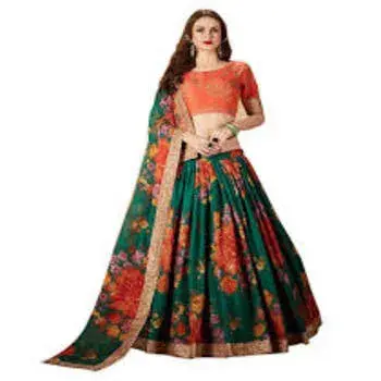 Semi Stitched Lehenga For Ladies