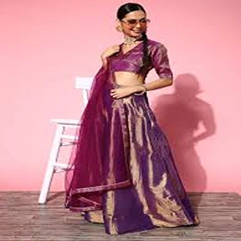 Skin Friendly Semi Stitched Lehenga