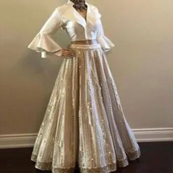 New Elegant Semi Stitched Lehenga