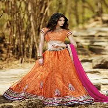 Stylish Semi Stitched Lehenga