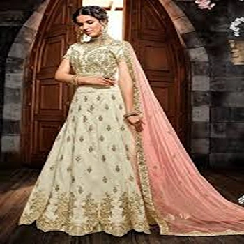 Elegant Look Semi Stitched Lehenga