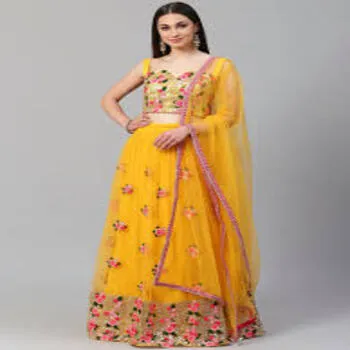 Modern Semi Stitched Lehenga