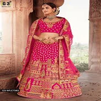 Elegant Look Semi Stitched Lehenga