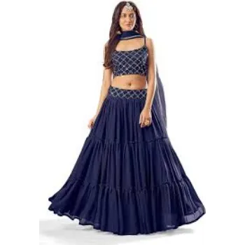 Fancy Semi Stitched Lehenga