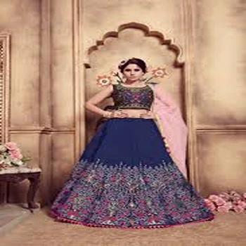 Nice Looking Semi Stitched Lehenga