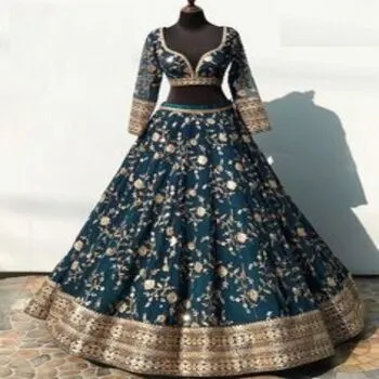 Fancy Look Semi Stitched Lehenga