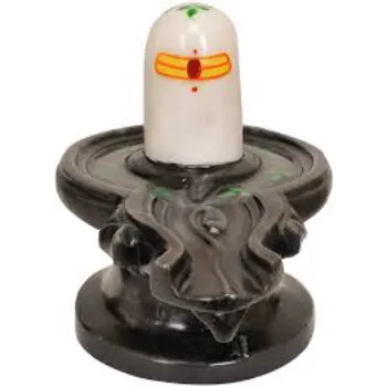Black Shiva Linga Statue 