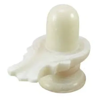  White Marble Shivling