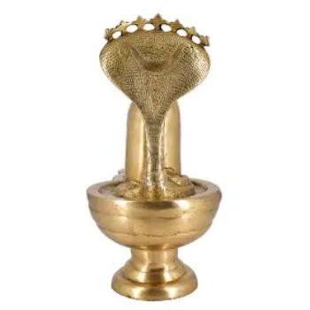  Shiva Linga with Seven-Hooded Snake 