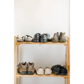 Wooden Shoes Rack