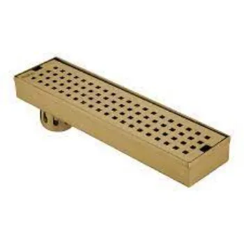 Shower Drain Golden Color 