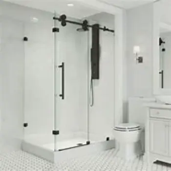 Solid Shower Glass Door