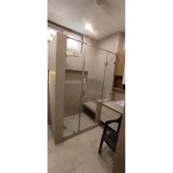 Polished Shower Glass Door