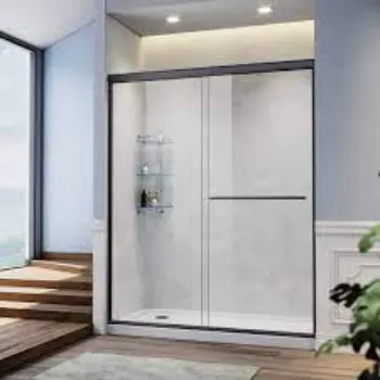 Plain Shower Glass Door
