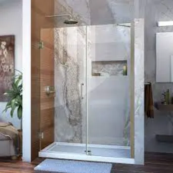 Plain Shower Glass Door