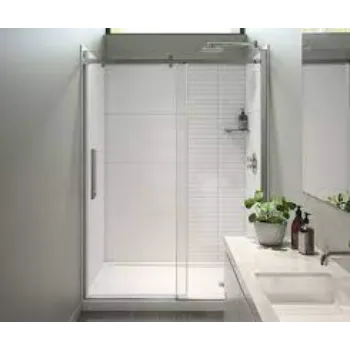 Polished Shower Glass Door