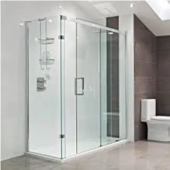 Polished Shower Glass Door