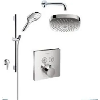 Shower Kit Silver  Color 