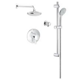 Shower Kit  Silver Color 