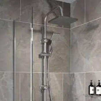 Shower Kit Silver  Color 