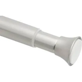 Shower Rods Silver  Color 