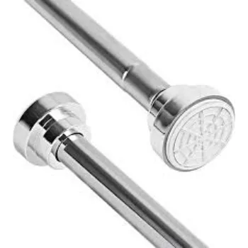 Shower Rods Silver Color 