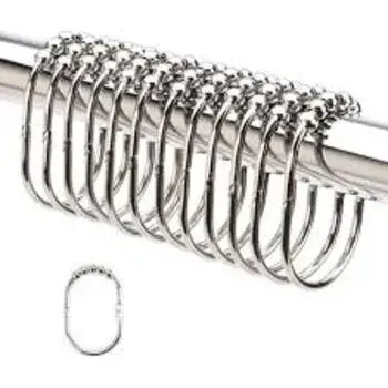 Stainless Steel, Silver, Shower Rods
