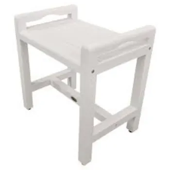 Shower Seat White Color 