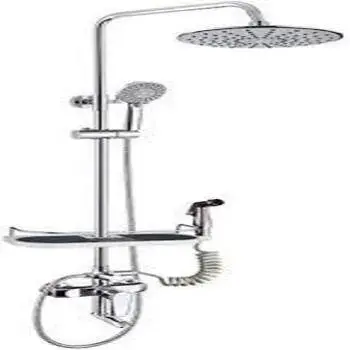 Polished, Steel, Shower System