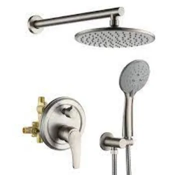 Shower System Silver Color