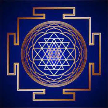 Blue Shree Yantra