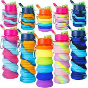 Web Silicone Water Bottle