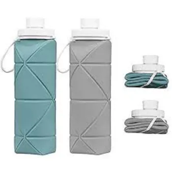Round Silicone Water Bottle