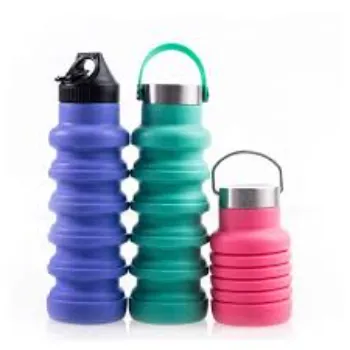  Easy To Carry Silicone Water Bottle
