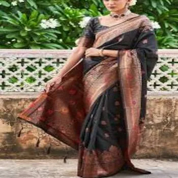 Stylish Designed Silk Banarasi Sarees