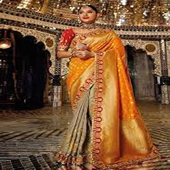 Aesthetic Silk Banarasi Saree